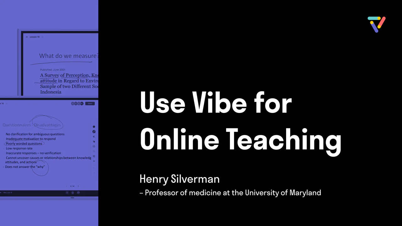 Cover for Use Vibe for teaching class