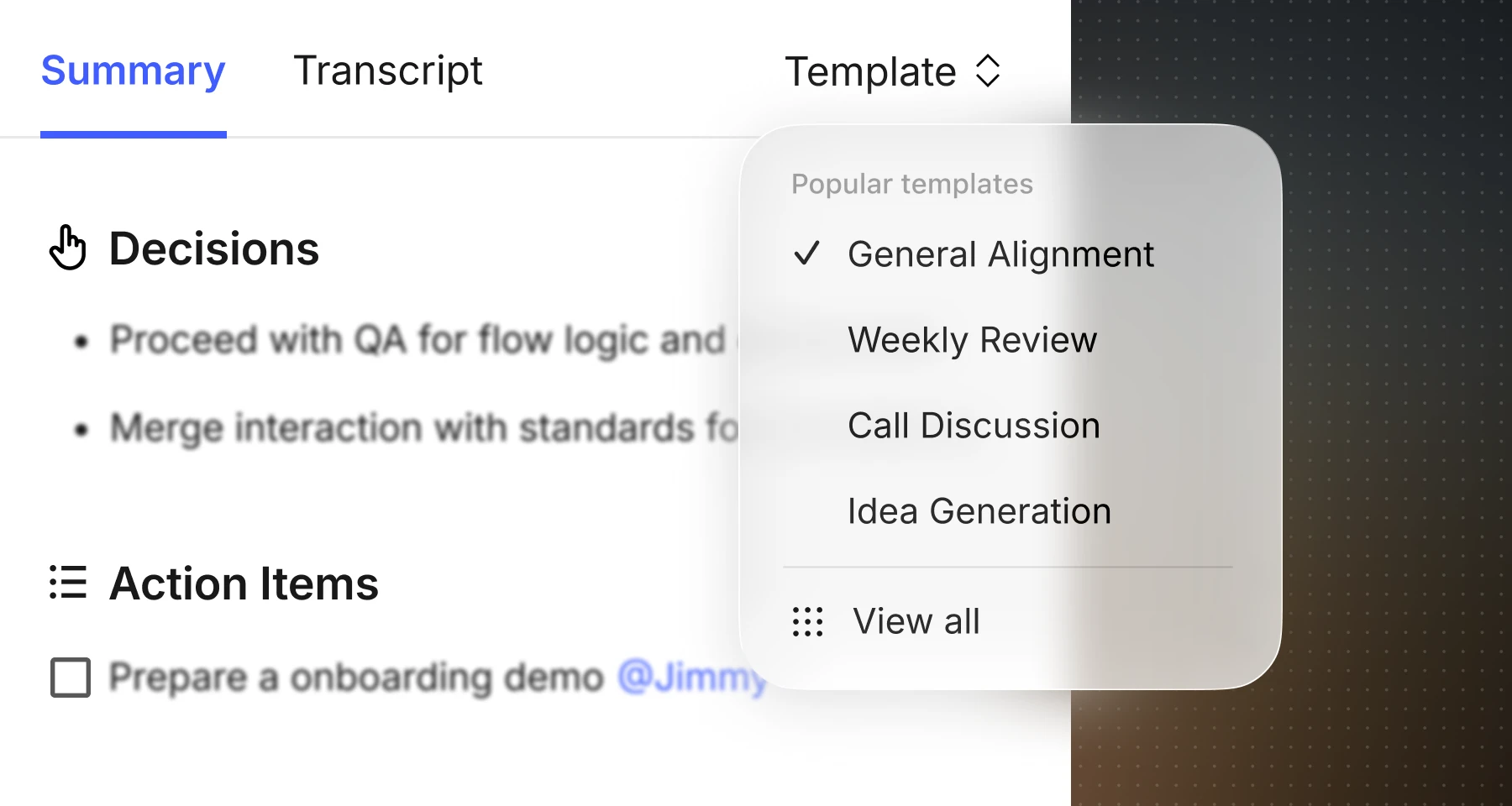 Customizable AI summaries