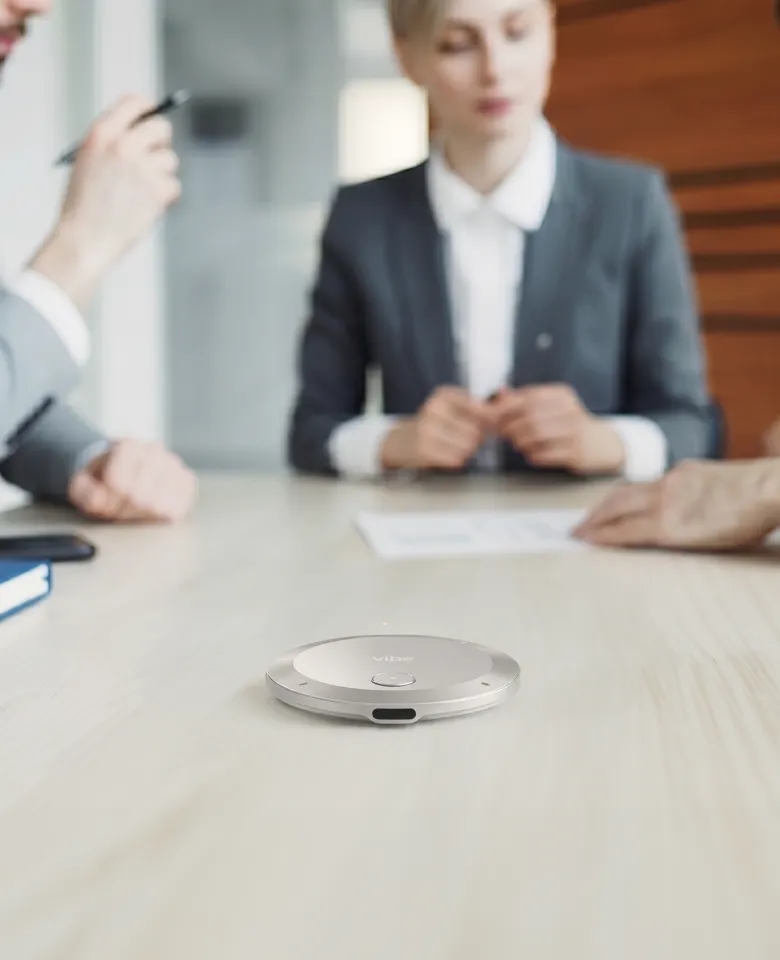 People use Vibe Dot in meeting rooms