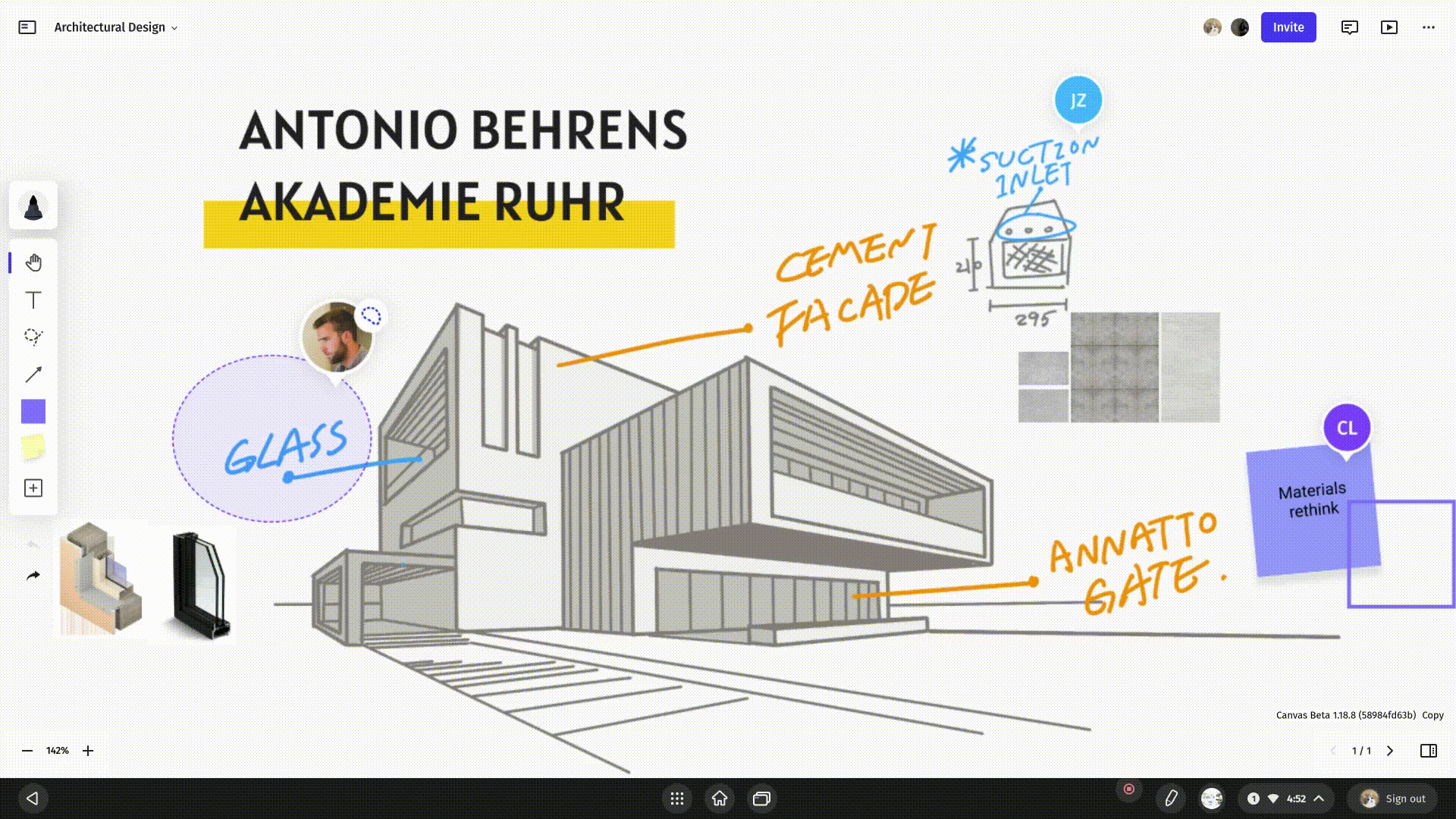 Infinite Canvas feature