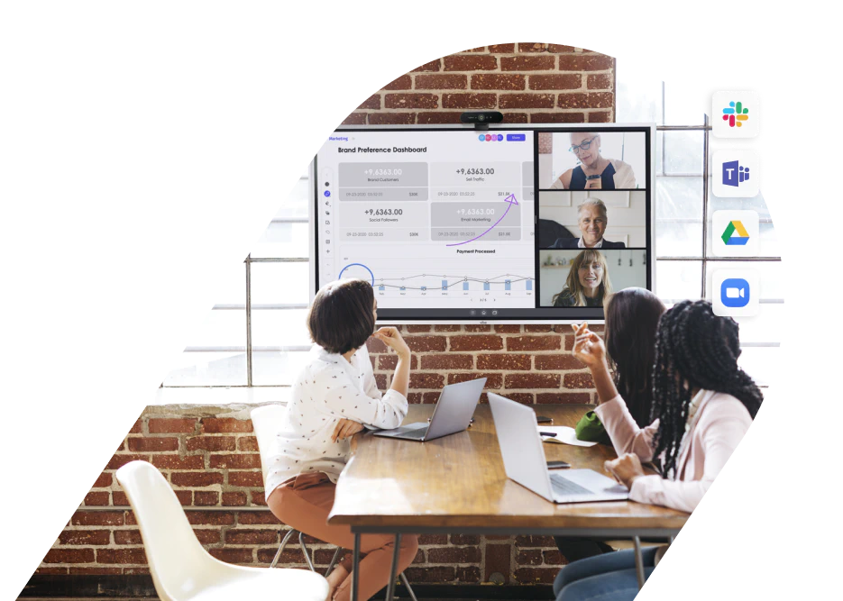 business with smart whiteboard