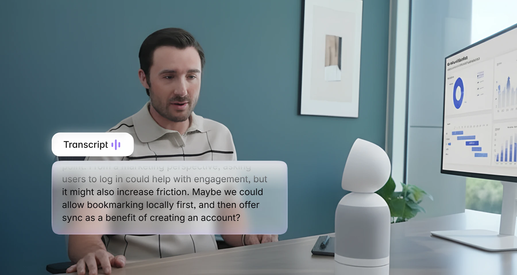 Real-time transcription