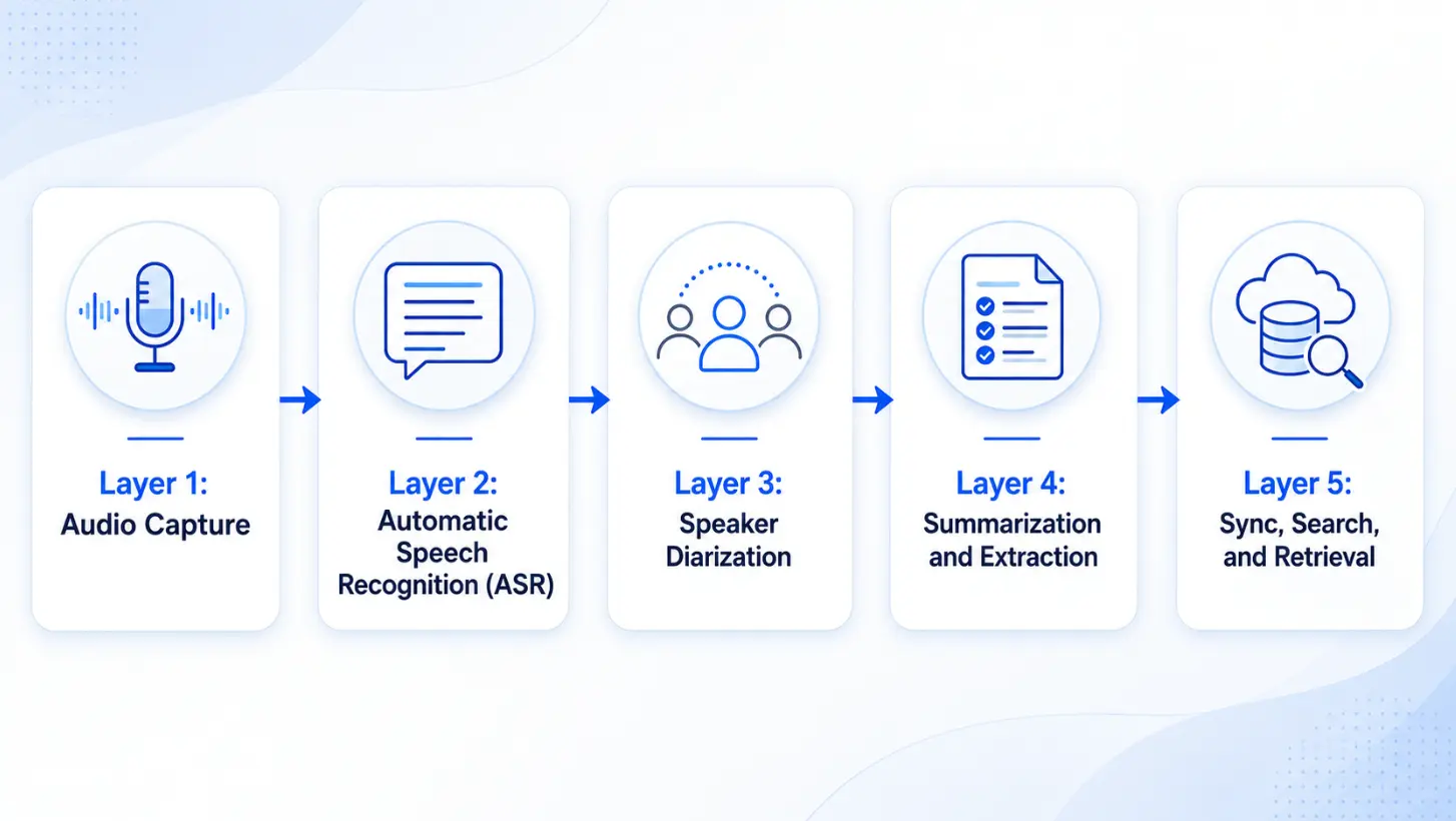 How a wearable AI recorder actually works — layer by layer