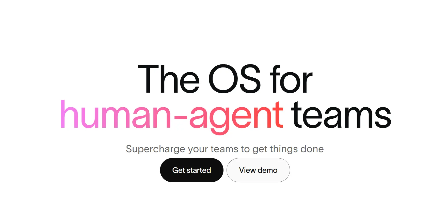 Homepage of Asana