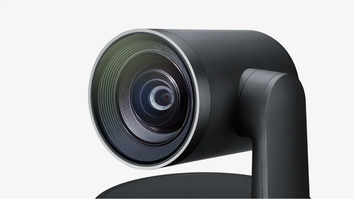 Logitech Rally Bar 4K PTZ conference camera for large meeting rooms