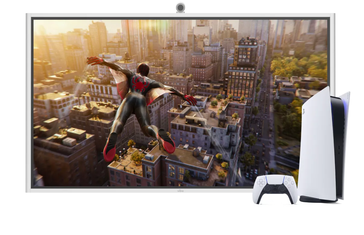 Play your favorite games on the big screen anywhere