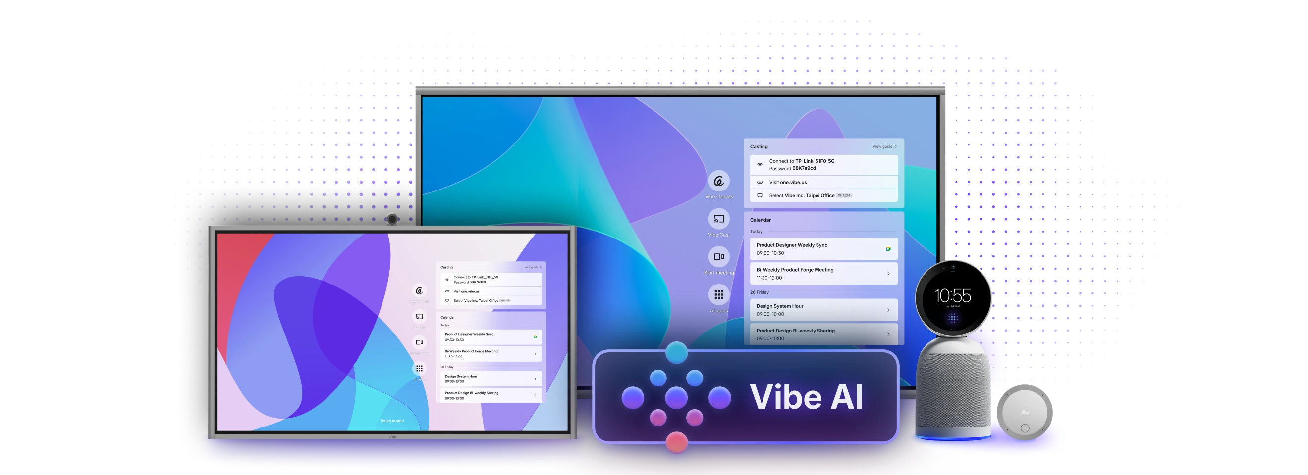 Vibe device overlay
