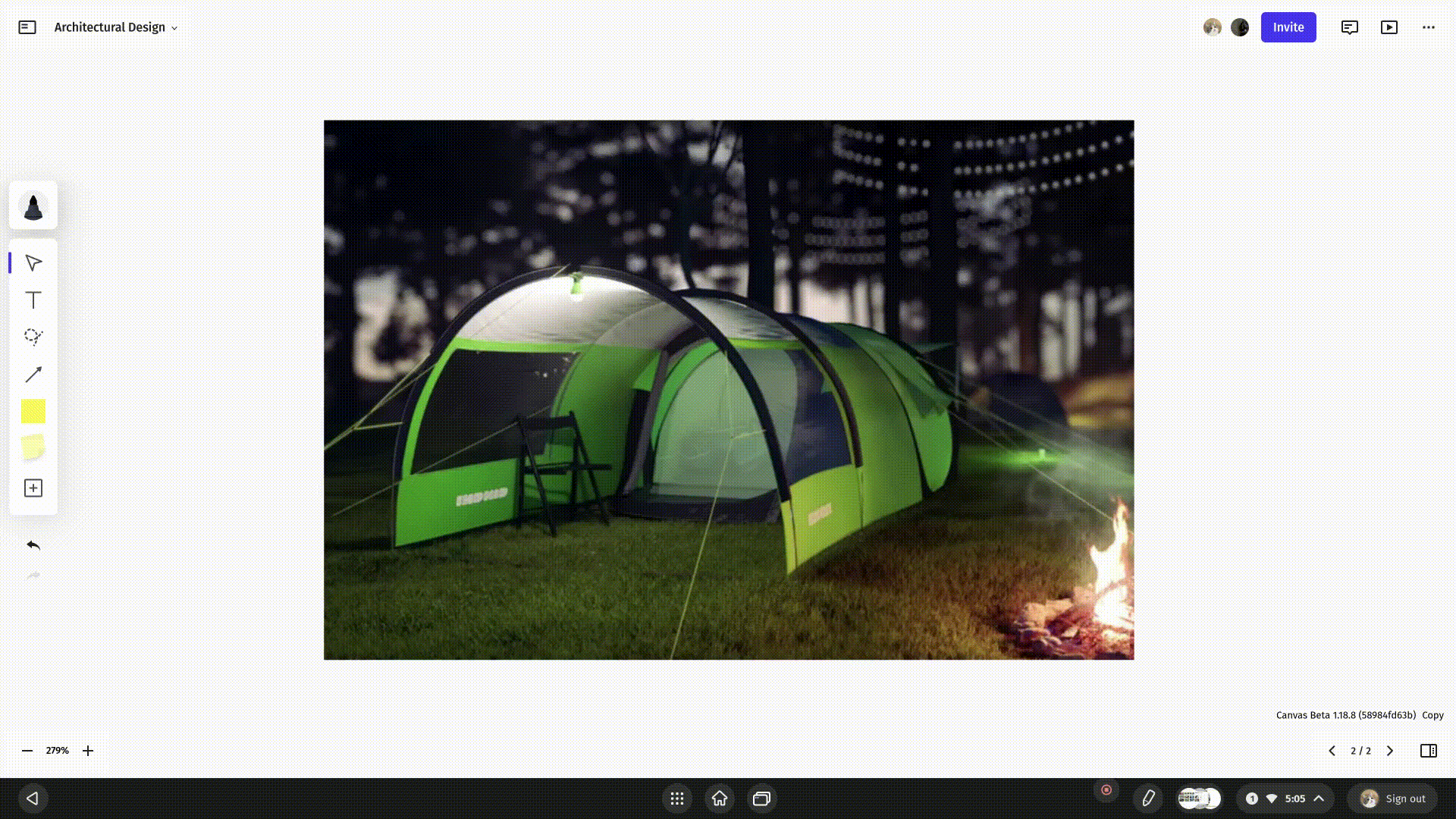 Exporting content from Vibe Canvas