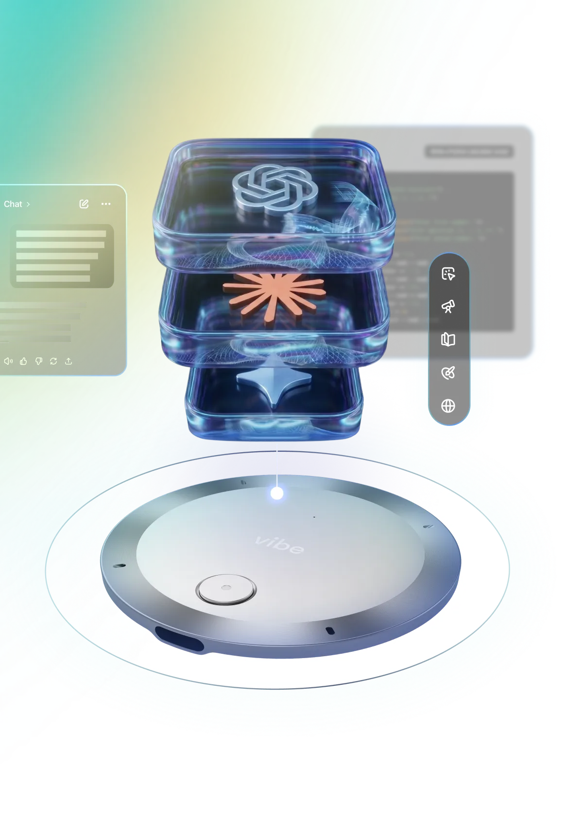 Vibe Dot integrates multiple AI models with chat interface