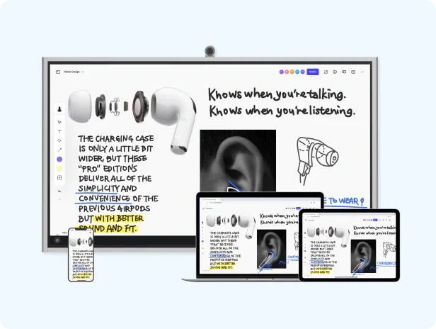 Real-time editing on multiple devices