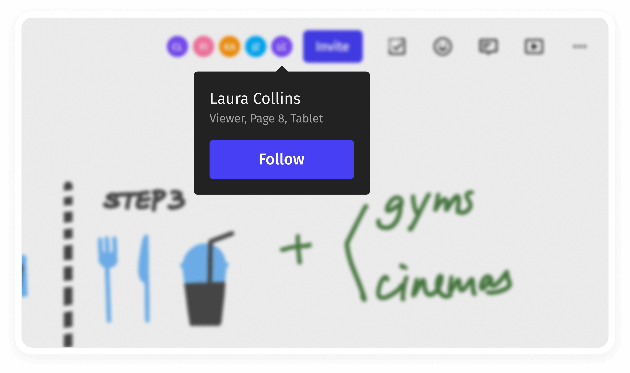 Follow Along feature