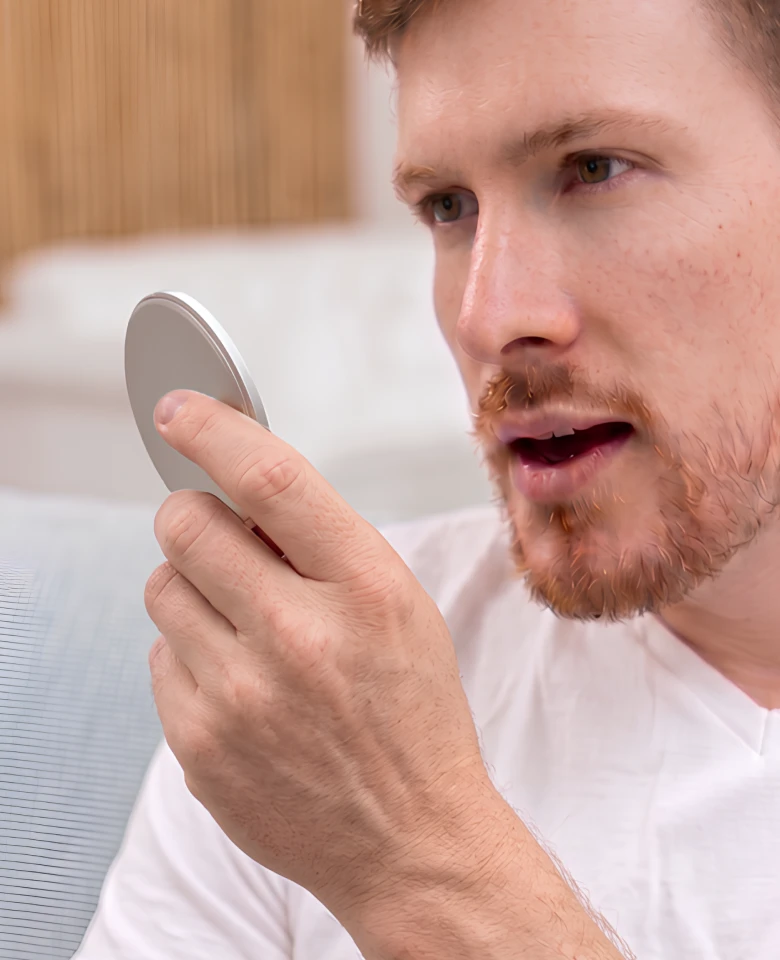 A man who is using Vibe Dot